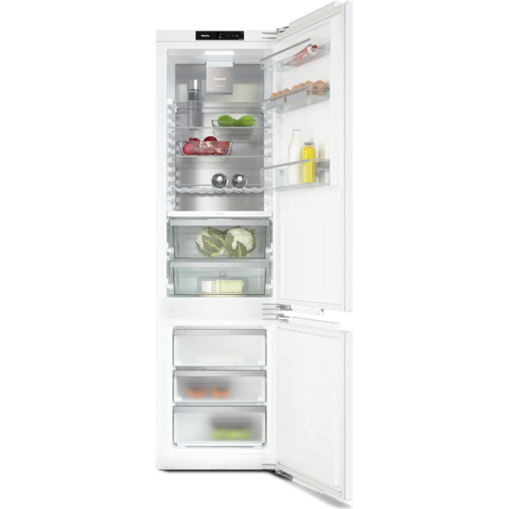 Miele KFN 7844 C - Einbau Kühl-Gefrierkombination mit 5 Jahre Garantie, Vollintegriert, Nische 194 cm