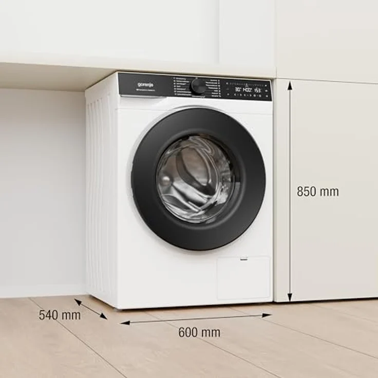 Gorenje W5G684A3T1 Waschmaschine, 8 kg, 1400 U/Min., WIFI, Steam Tech, 15 Programme, weiß – Bild 2