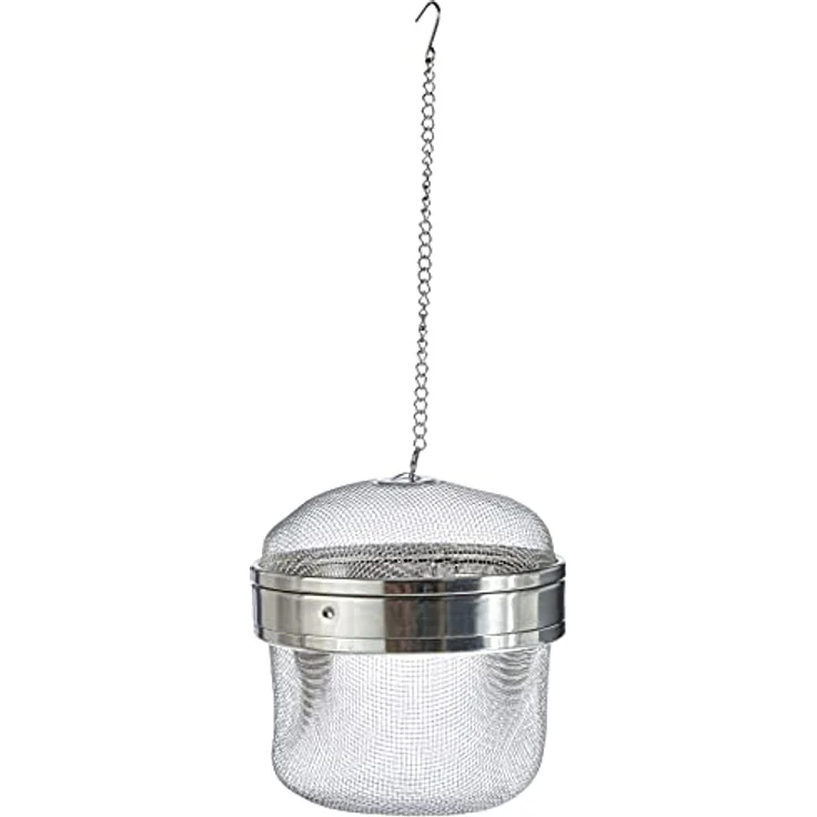 Küchenprofi Gewürzkugel Edelstahl, Teesieb / Gewürzsieb für losen Tee und Gewürze wie Pfeffer, Chili, Zimt und mehr, Gewürzsieb zum Mitkochen, Tee Ei, 10,5 cm – Bild 1