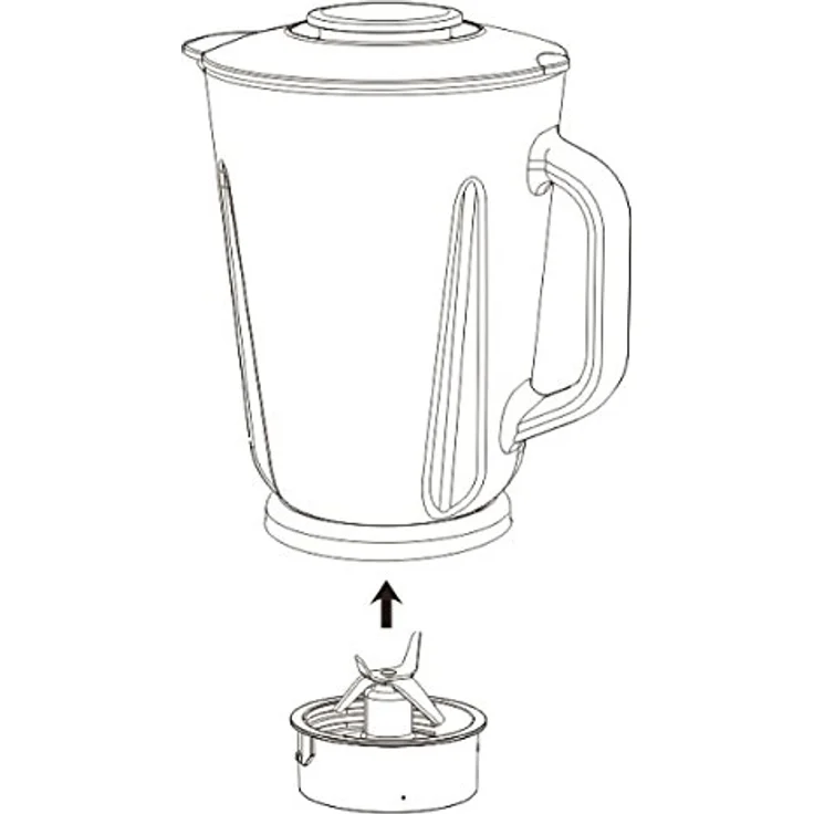 Rosenstein & Söhne Standmixer, Glas, 600W, 1,5 Liter, 5 Geschwindigkeiten, Pulse-Funktion, silber, schwarz – Bild 5