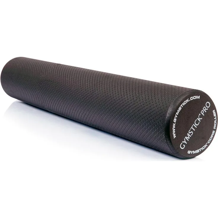 Gymstick Core Roller, Massagegerät für großflächige Körperareale, 45/90 cm, Schwarz