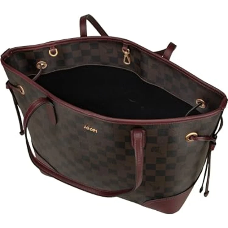 JOOP! Shopper Joop - Damen Shopper Piazza Edition Lara, offenes Hauptfach mit Dog Hook, 1 Innentasche, Schwarz – Bild 3