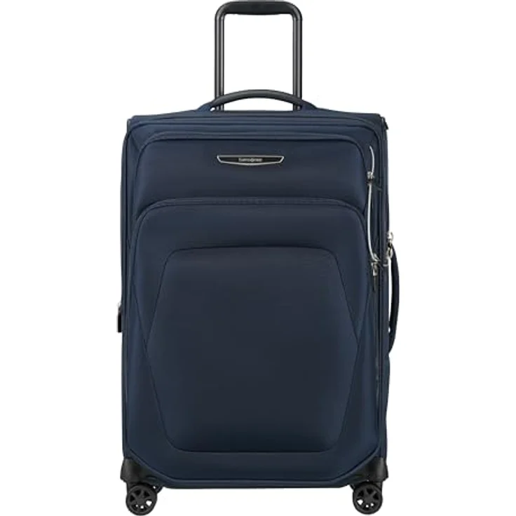 Samsonite Spark SNG Eco, Weichgepäck Koffer 67 cm mit 4 Rollen, TSA Schloss, leicht & erweiterbar, blau (Midnight Blue) – Bild 2