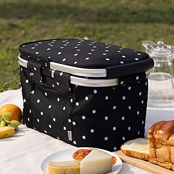 Faltbarer Isolierkorb 18L - Thermo Einkaufskorb Für Picknick & Reisen
