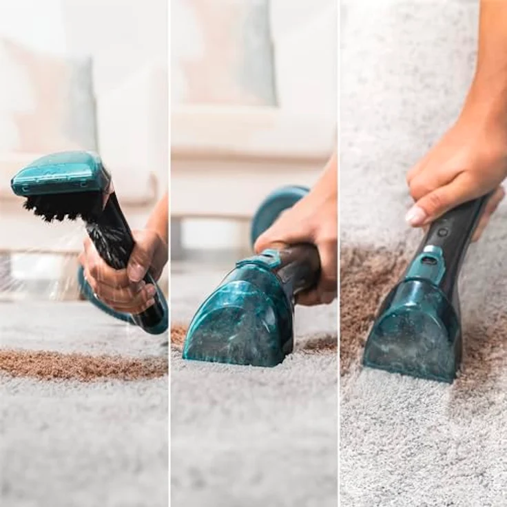 Cecotec Conga Carpet & Spot Clean Infinity, Kabelloser Polsterreiniger mit 3-in-1-System, grün, bis zu 60 Minuten Betriebszeit – Bild 4