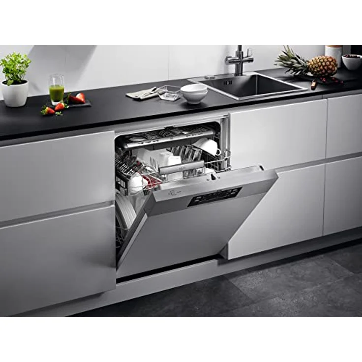 AEG FEE7675APM teilintegrierter Geschirrspüler, 14 Maßgedecke, Energieklasse A, 9 Programme, AirDry, ProClean, Besteckschublade, 43 dB – Bild 18