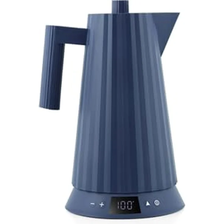 Alessi Wasserkocher Plissé 1.7l, einstellbar - Farbwahl, Mit Temperaturregler von 30°C bis 100°C und Display – Bild 2