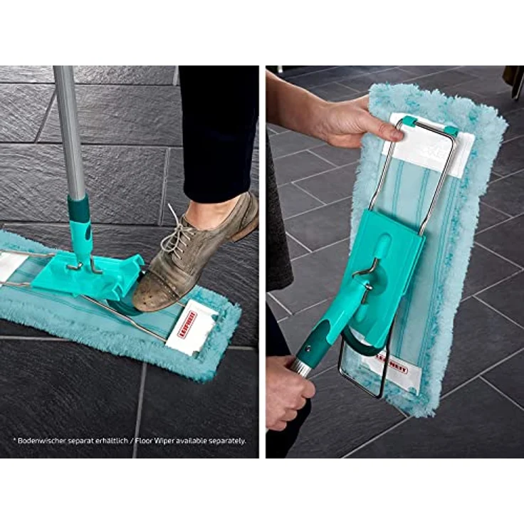 Leifheit Wischbezug Profi super soft für sensible Böden, Bodenwischer Ersatzbezug mit Spezialfasern, Wischer Ersatzbezug für minimale Wasseraufnahme, ideal für Parkett, Laminat und Kork  – Bild 5