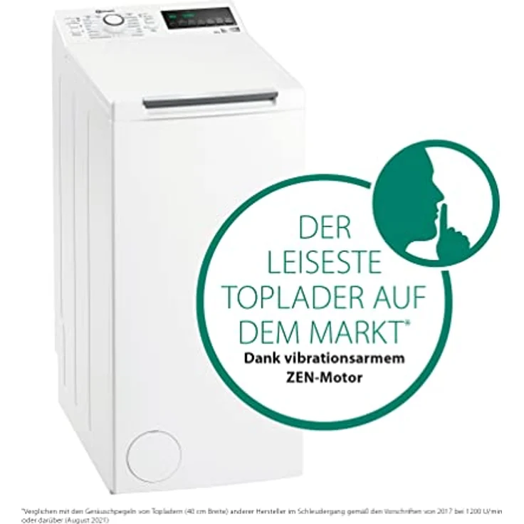Bauknecht WMT Pro Eco 6ZB, Toplader-Waschmaschine, B, Fassungsvermögen 6 kg, Standgerät, Breite 40 cm – Bild 4