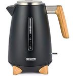 Princess Wasserkocher Pure - 1,7 L - Bambusdesign - 360° drehbar - 3000 W - Mattschwarz