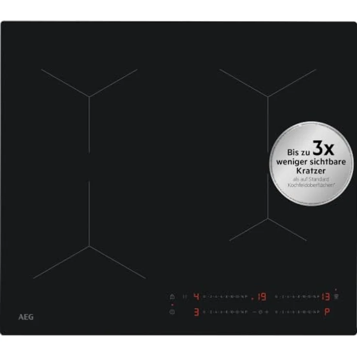 AEG Induktionskochfeld Autark SO64IA0AIT, 60 cm, 4 Flex-Kochzonen, kratzresistente SaphirMattSE-Oberfläche, Touch Bedienung, PowerBoost, rahmenlos, Timer – Bild 1