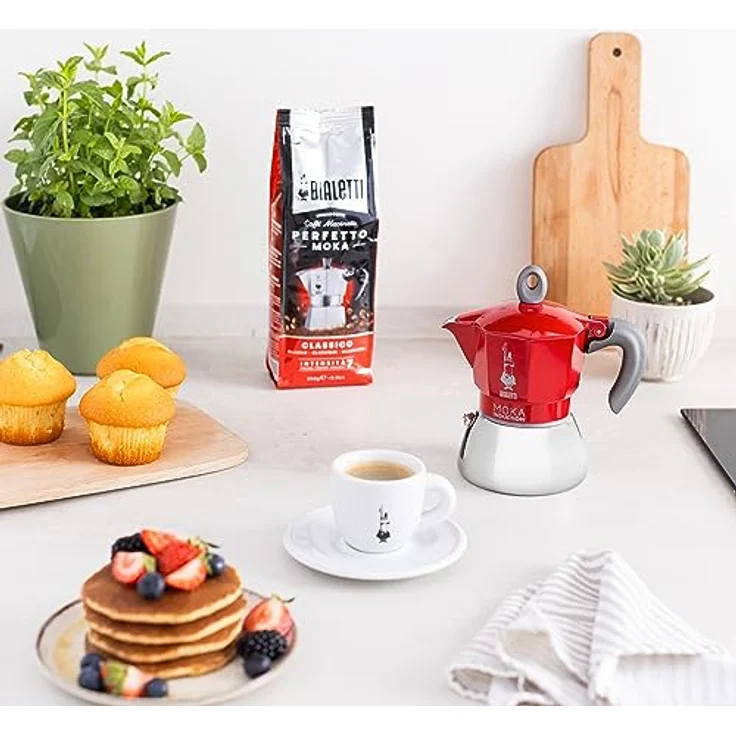 Bialetti New Moka Induction Espressokocher, für 6 Tassen, rot – Bild 5