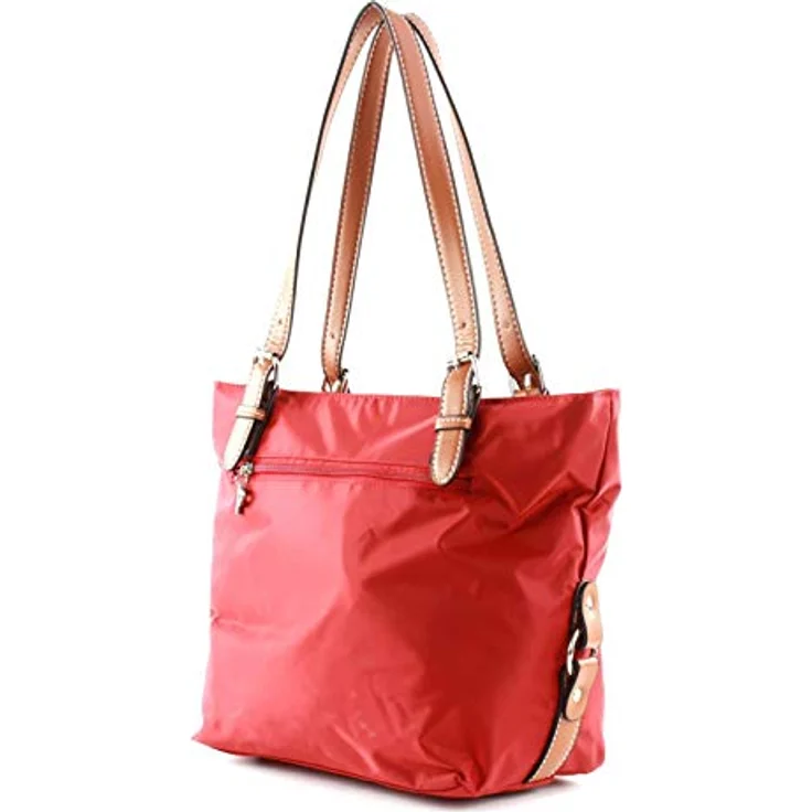 Picard Shopper Sonja, Robuster Feinnylon Einkaufstasche in Dunkelrot, 16 L Volumen, mit Reißverschluss – Bild 4