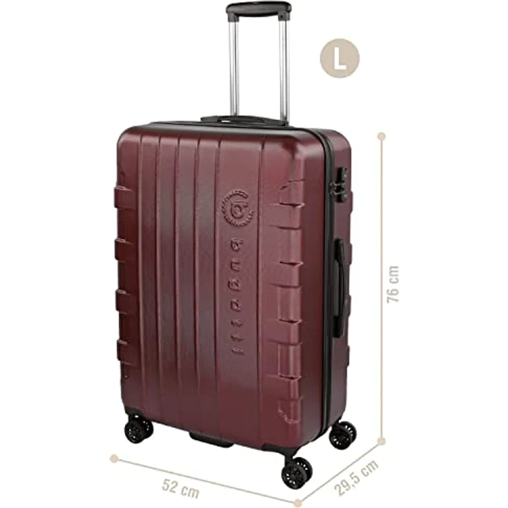 Bugatti Koffer Galatea, Rot, (96 l, S, M, L) – Bild 4