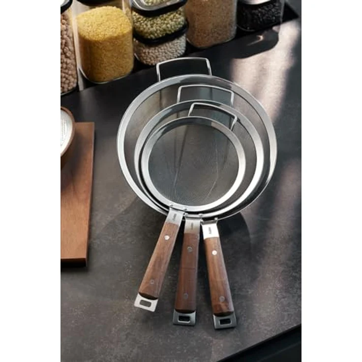 GEFU Küchensieb PASSO, 24 cm aus Edelstahl, feinmaschig, spülmaschinenfest, vielseitig einsetzbar – Bild 4