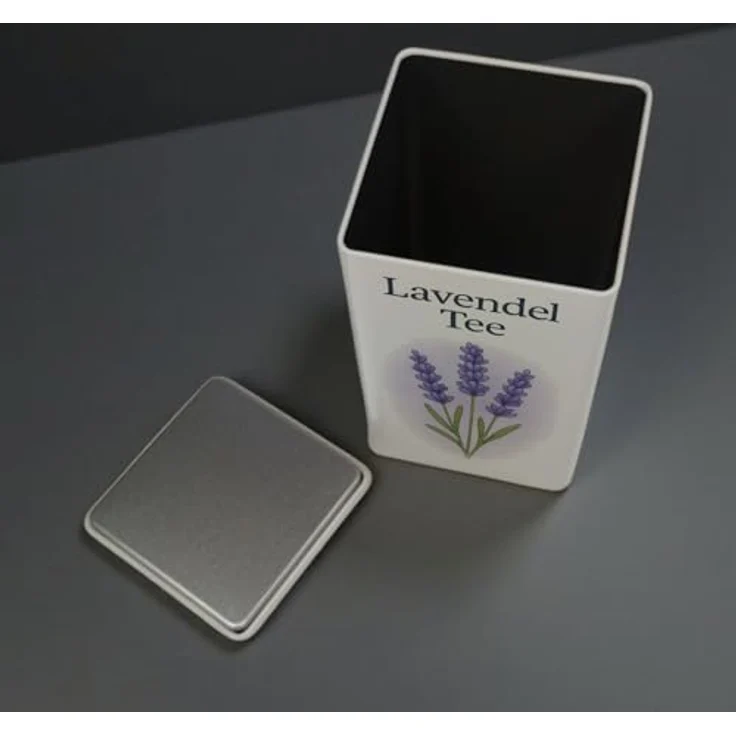 speecheese Sternenruhe Lavendel Tee Dose, Vorratsdose mit 900 ml Kapazität und beruhigendem Lavendel-Design – Bild 4