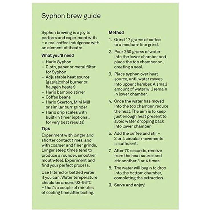 Hario Coffee Syphon Technica – Bild 8