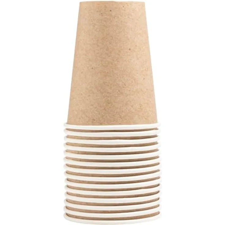 WHEN 21 Pro Tischdecke 89109i – 15 Becher – 20 cl – Karton – Kraftpapier, FSC-zertifiziert - bunt