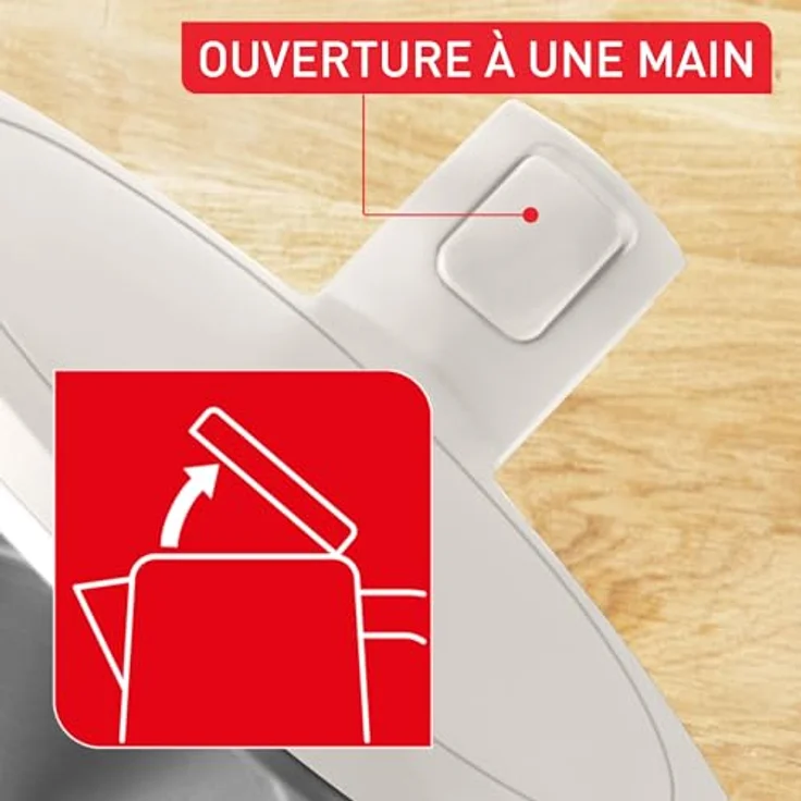 Tefal KO140BE0 ThermoProtect Elektrischer Wasserkocher, 1500 W, hellgrau, doppelwandig, Innentopf aus Edelstahl, einhandöffnend, automatische Abschaltung – Bild 4