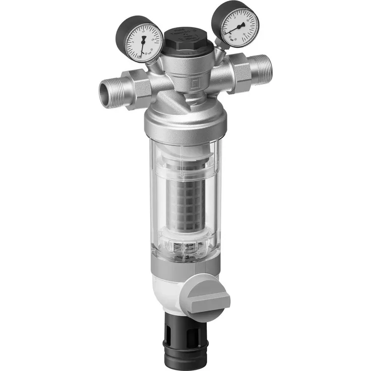 Resideo Hauswasser-Feinfilter F76S, 0,1 mm, bleifrei, Tülle 1"