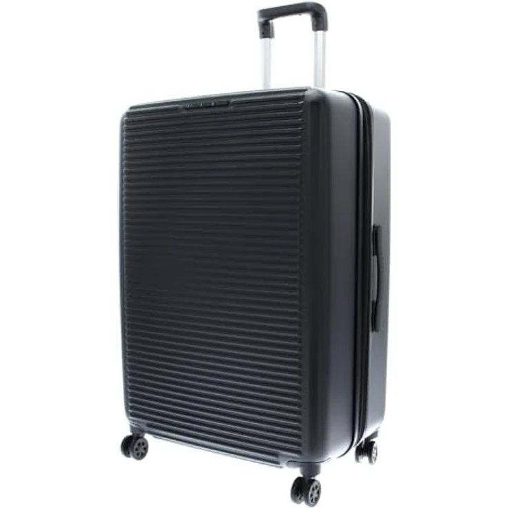 Mandarina Duck TANK CASE - TROLLEY L EXP Black (Schwarz) 51 x 75 x 31/34 (LxHxB) - Großer erweiterbarer Hartschalen-Koffer mit TSA-Zahlenschloss – Bild 1