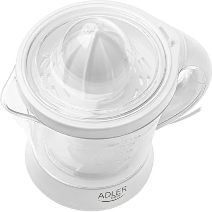 ADLER AD 4014 Elektrische Zitruspresse, 40W Leistung, zwei austauschbare Presskegel, automatisierter Betrieb, hygienisches Design – Bild 4