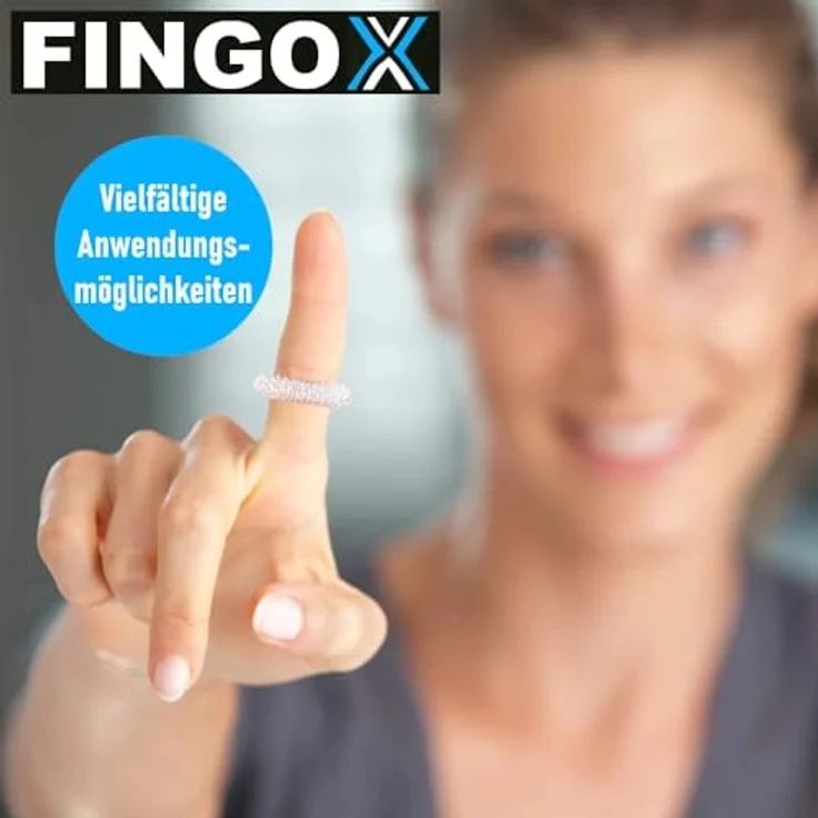 MAVURA Massageroller FINGOX Akupressur Ringe Finger Massage Akupunktur Handmassage, 6-tlg., Gold & Silber – Bild 3