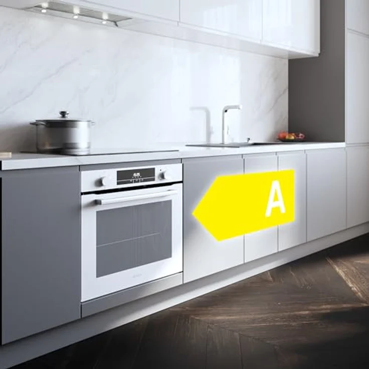 Cecotec Bolero Hexa M226000 Glass White A, 60 cm, 2800 W, 72 l, 7 Funktionen, Grillmodus, Steam Assist, Energieklasse A – Bild 5