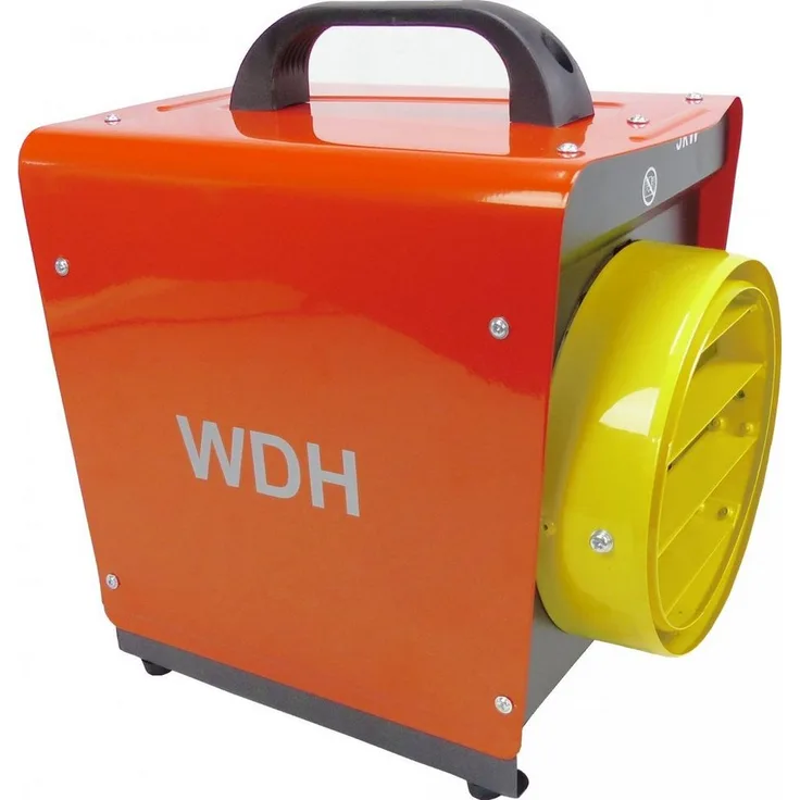 WDH Heizgerät Heizgebläse WDH-BGP031S (3kW), 3000 W, Kein Sauerstoff-Verbrauch, Schwarz