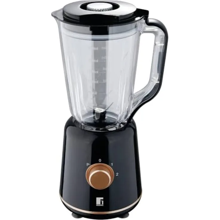 Bergner Standmixer 800W Schwarz, Kupfer, leistungsstarker Standmixer