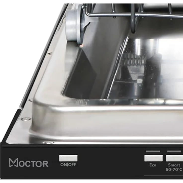 MOCTOR DWV70014A Geschirrspüler vollintegrierbar, 14 Gedecke, Wifi, Aquastop, Edelstahl, 42 dB – Bild 4