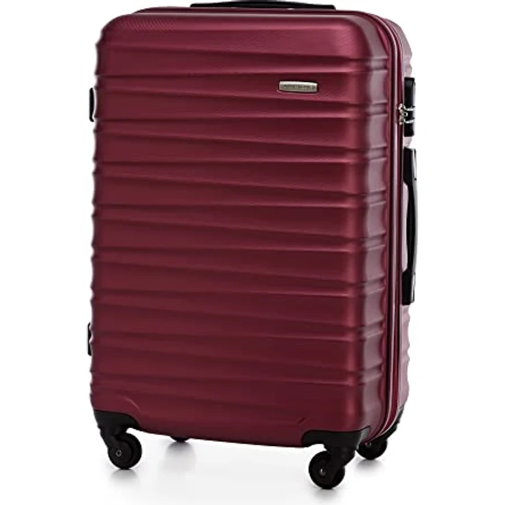 WITTCHEN Reisekoffer 3er Set, Hartschale ABS, 4 Spinner-Rollen, Zahlenschloss, kastanienbraun, für Airlines geeignet – Bild 4