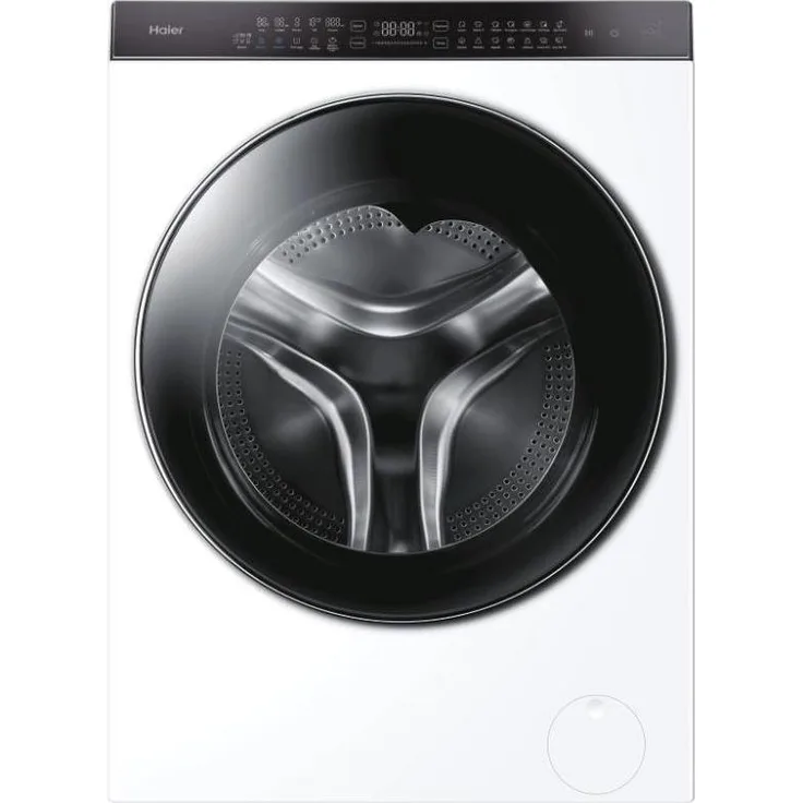 Haier Super Drum Series 9 HWD100-BD1499U1N, Waschtrockner Frontlader, 10 kg Waschen & 6 kg Trocknen, Weiß D
