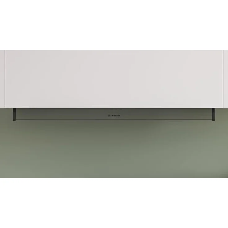 Bosch DBB95CC60, Serie 4, Integrierte Designhaube 90 cm, Klarglas, Mattschwarz, 3 Leistungsstufen, Abluft- und Umluftbetrieb – Bild 5