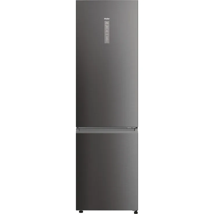Haier HDPW5620BNPD Kühl-/Gefrierkombination, Edelstahlfront Dark Inox, Total No Frost, XXL Nutzinhalt, Smart hON App