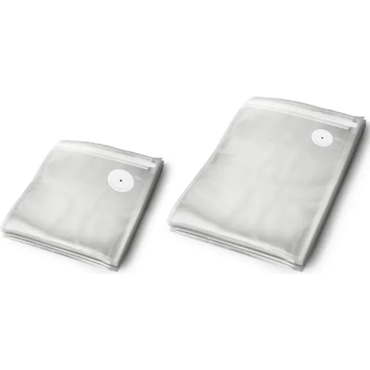 Rommelsbacher Zip-Vakuumierbeutel Set VBZ 1, 20 Beutel, BPA-frei, 160 µm, reißfest und wiederverwendbar, für Sous Vide und handliche Vakuumierer