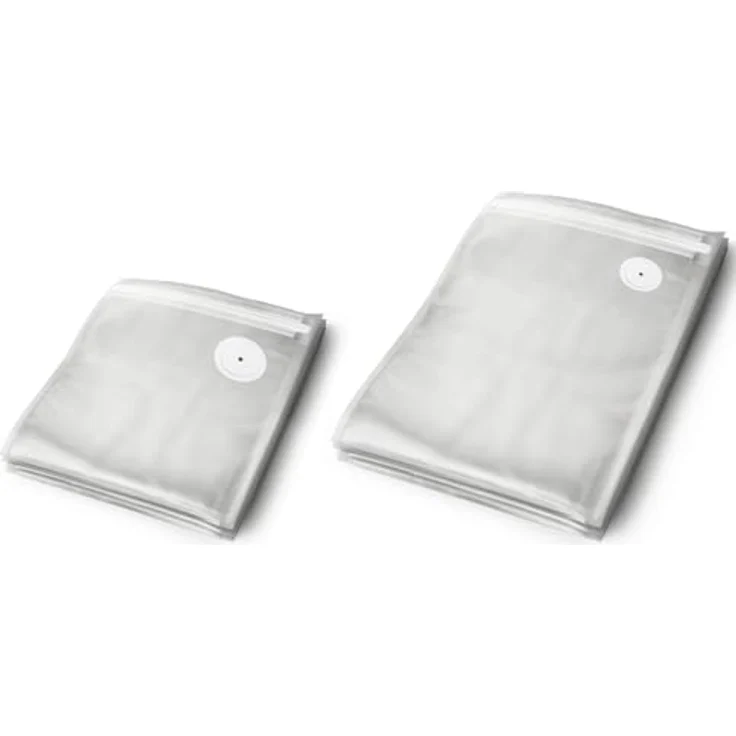 Rommelsbacher Zip-Vakuumierbeutel Set VBZ 1, 20 Beutel, BPA-frei, 160 µm, reißfest und wiederverwendbar, für Sous Vide und handliche Vakuumierer – Bild 1