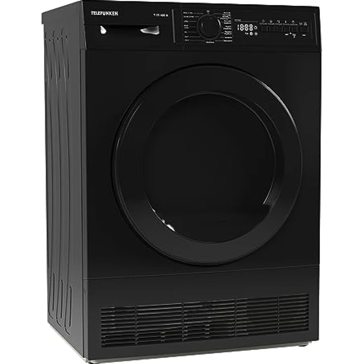 Telefunken T-11-400-B Kondenstrockner / 7kg Trockner mit 15 Programmen, Startzeitvorwahl, Knitterschutz & reversierenden Trommelbewegungen, schwarz – Bild 3
