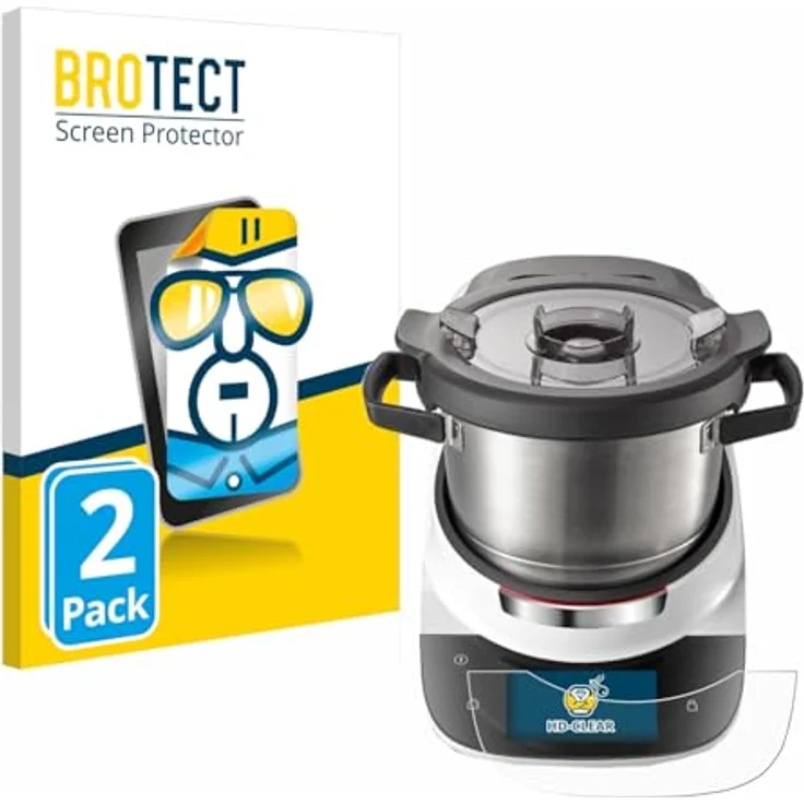 BROTECT (2 Stück Schutzfolie für Bosch Cookit Displayschutz Folie Ultra-Klar) – Bild 1