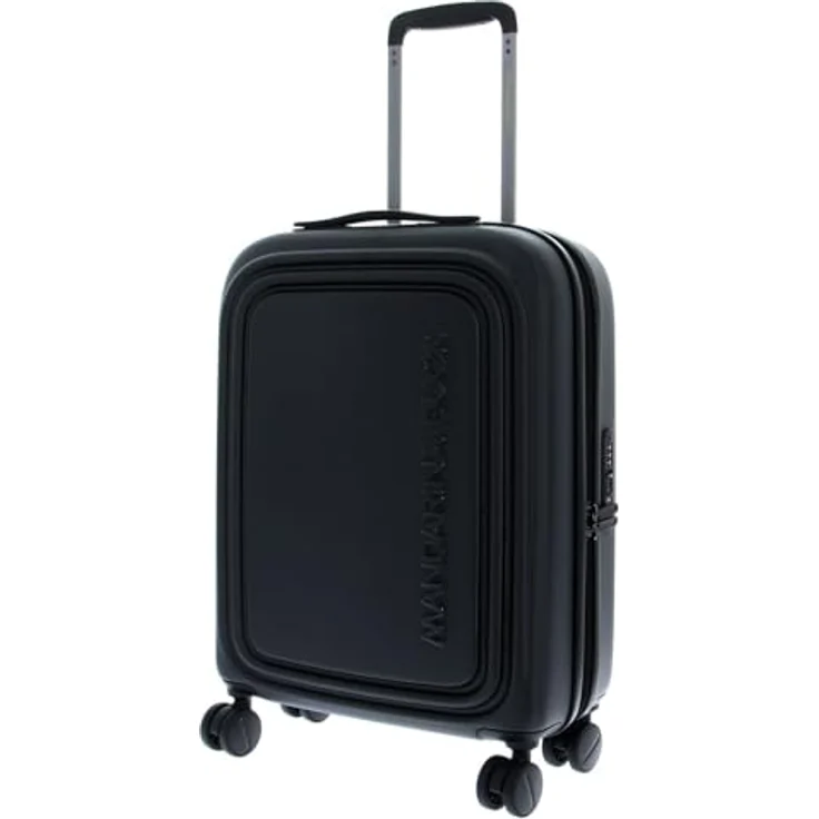 Mandarina Duck Koffer, Logoduck + 4 Rollen Kabinentrolley 55 cm, Schwarz (40 l, S) – Bild 1