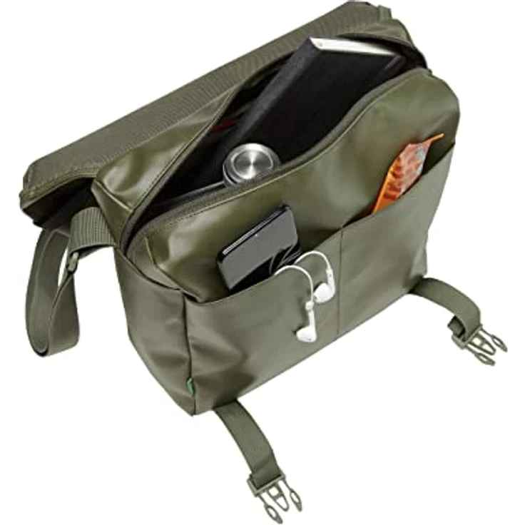 VAUDE Umhängetasche Mineo 9 Messenger-Tasche Office-Tasche, 9 Liter, recyceltes Polyester, PVC-frei, schwarz – Bild 4