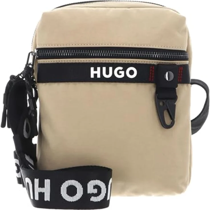 Hugo Dusky Mini Bag Umhängetasche, 16.5 cm x 7 cm x 21 cm, beige, 100% Polyester – Bild 1