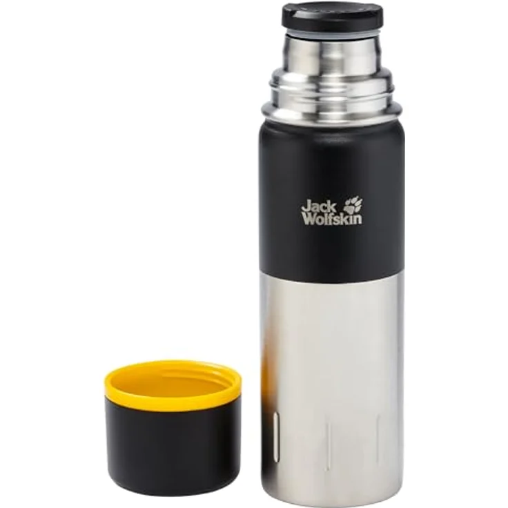 Jack Wolfskin Unisex – Erwachsene Kolima Thermosflasche, Black, One Size – Bild 3