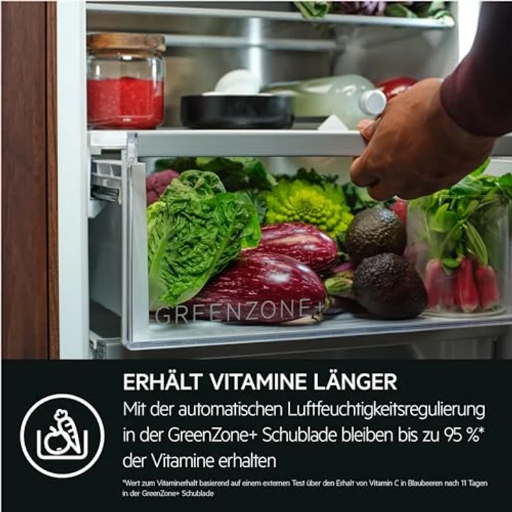 AEG TSC8M183CC Serie 8000 Einbau-Kühl-Gefrier-Kombination mit 360° Cooling, TwinTech No Frost und GreenZone+, 70% Recyclingkunststoff – Bild 4