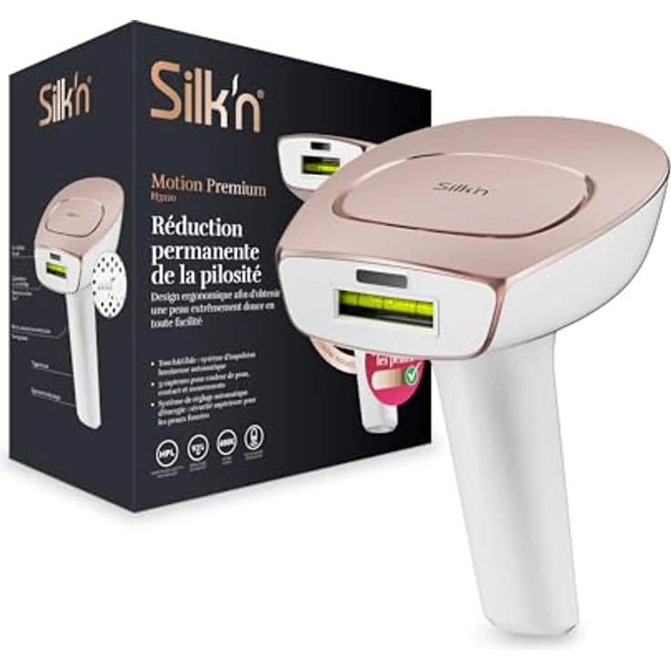 Silk'n I Motion Premium IPL Haarentfernungsgerät | Für Frauen und Männer | Gesicht und Körper | Für alle Hautfarben geeignet | Roségold – Bild 1