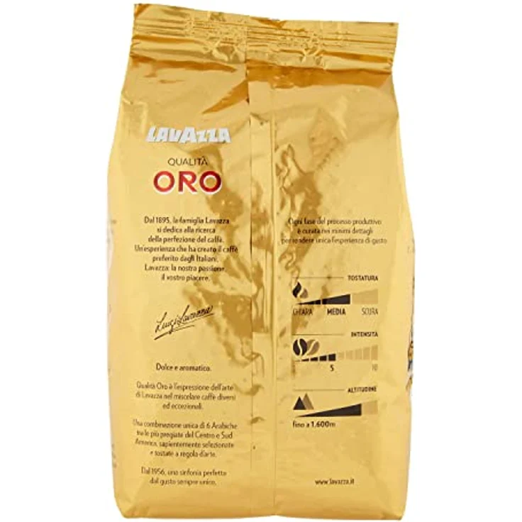 Lavazza Kaffee Qualita Oro, ganze Bohnen, Bohnenkaffee, Bohne, 1000g – Bild 5