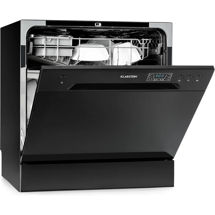 Klarstein Amazonia 8, Geschirrspüler, F, Geräuschemissionsklasse C, Geräuschemissionen 49 Dezibel – Bild 1