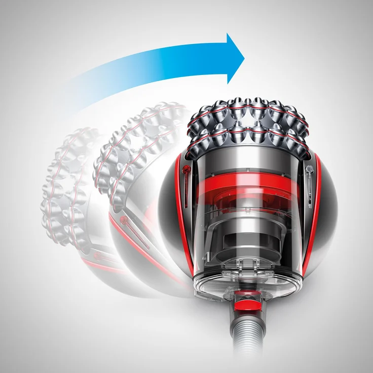 Dyson Cinetic Big Ball Animal Pro 2 Bodenstaubsauger, beutellos, 700 Watt, automatisches Aufrichten, 228409-01, nickel – Bild 4