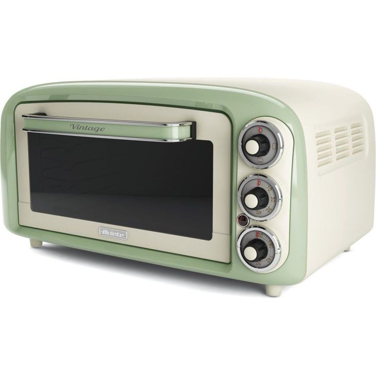 Ariete 979 04 Vintage Minibackofen, stainless_steel, 18 liters, Grün – Bild 2