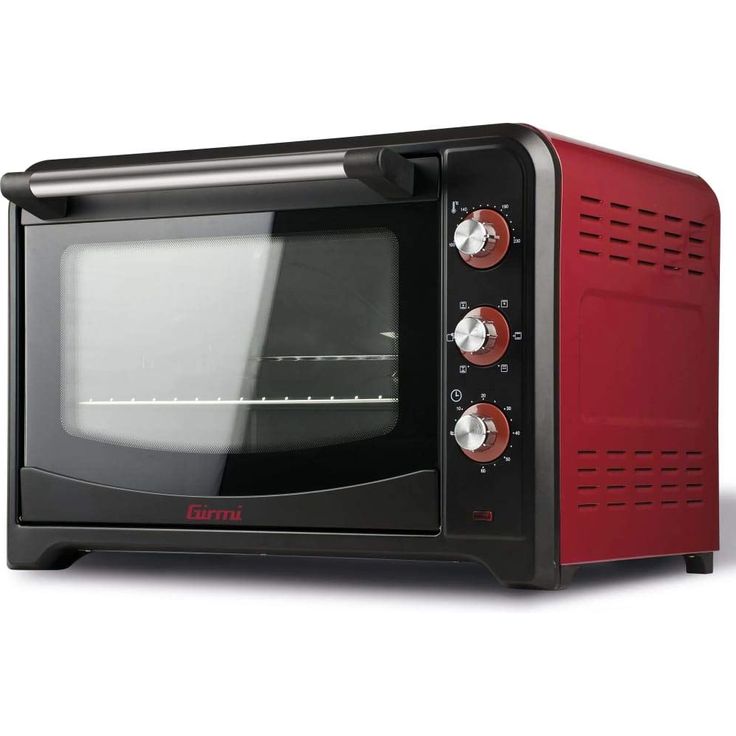 Girmi FE6000 Elektroofen, 2000 W, Stainless Steel, Rot – Bild 2